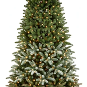 7.5 ft Geneva Fir Christmas Tree - Pre-Lit Clear Lights