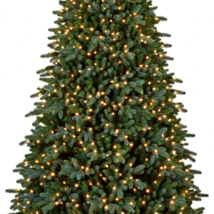 7.5 ft Deluxe Geneva Fir Christmas Tree - Pre-Lit Clear Lights