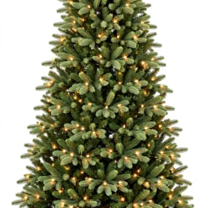 7.5 ft Victorian Fir Christmas Tree - Pre-Lit Clear Lights